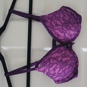 Purple Victoria's Secret Push-up Bra
